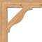 Ekena Millwork Funston Block Smooth Bracket, Western Red Cedar, 3 1/2"W x 20"D x 20"H BKT04X20X20FST05SWR - alternate 4
